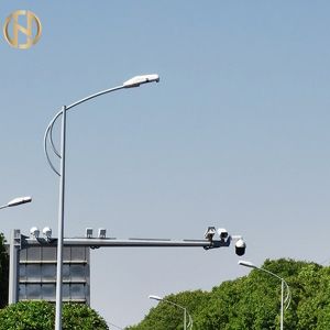 Steel Octagonal Light Pole 10M With Single Arm