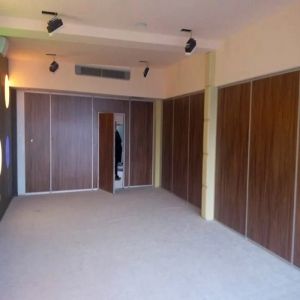 Banquet Hall Acoustic Insulation Sliding Partition Walls No Floor Tracks