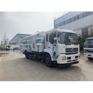 Efficient Multi Functional Road Sweeper Vehicle Combining Sweeping And Washing