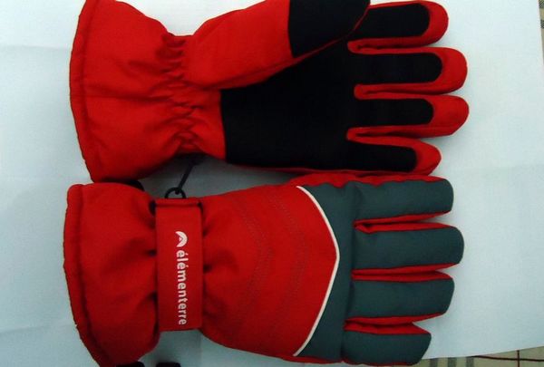 Adult unisex polyester winter fashional ski gloves