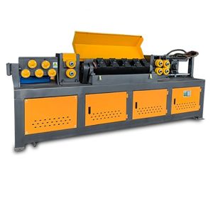 2 Coils Copper Tube Straightening Cutting Machine CNC Hydraulic