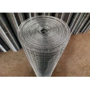 Galvanised Steel BWG 19 Welded Wire Mesh Rolls Rust Proof Low Carbon