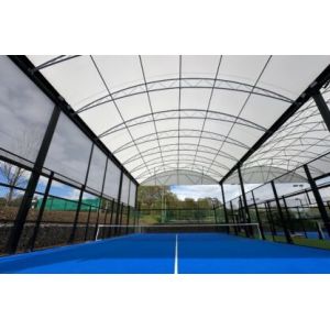 Storm-Resistant Retractable Padel Canopy System