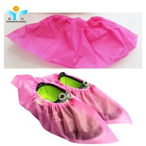 Quality Soft Breathable Medical Boot Cover disposable 35gsm pp printing materials for sale