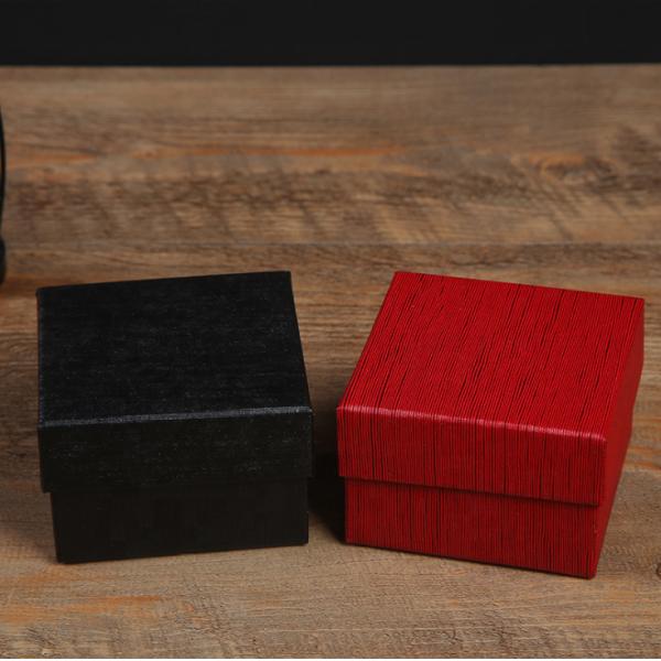 Recyclable wholesale Men Guest Watches customized logo cardboard paper gift box for watch