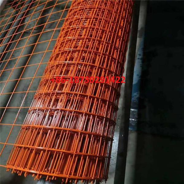 Yellow color PVC coating Holland wire mesh fence 30mmx30 mm Hole opening in 1.2 meter height