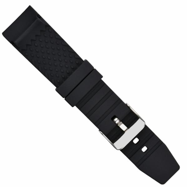 22mm Mens Rubber Watch Bands Breathable SGS ROHS passed