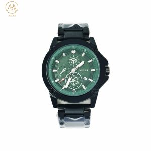 Men Fashion Watch Stainless Steel Strap Watch with Band Color Like The Picture