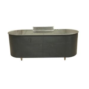 10 Seats Hot Selling Kitchen Equipment Oval BBQ Teppanyaki Grill