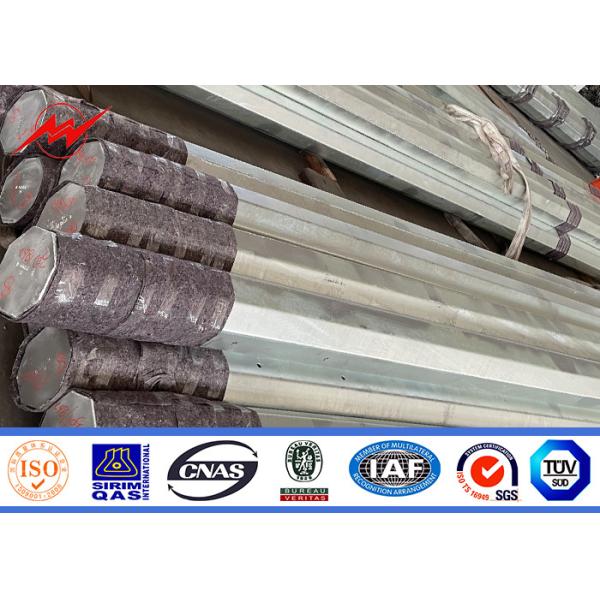Customized Design Power Transmission Poles Hot Dip Galvanized For Electrical
