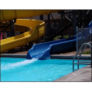 1 Person Fiberglass Water Slides 5 meters Height