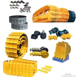 Smooth Finishing Excavator Track Links Chains and Plate Assembly for SK100 Track