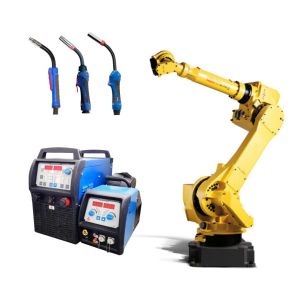 High Speed FANUC Welding Robot Arm With MIG MEG Welder, Industrial Welding Robot