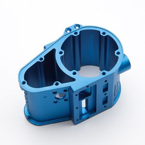 Quality Customized CNC Machining Parts with Blue Anodizing and Custom Shapes for sale