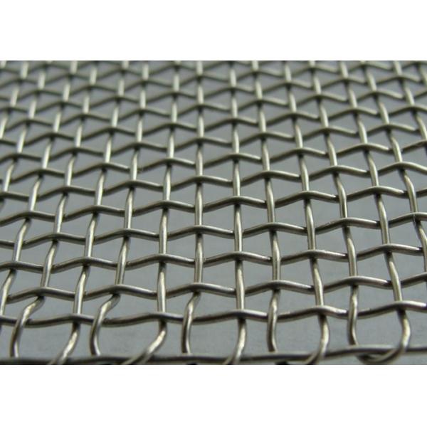 65 Mn Woven Plain Crimped Wire Mesh Cloth 25MM*25MM*1.5MM Size