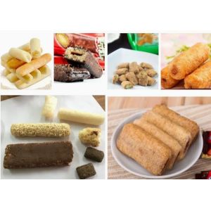 Oat Wheat Rice Puff Extruder Machine equiped with Packing Machine