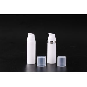Plastic Airless Pump Bottles Cosmetic / Colorful Pump Dispenser Bottle