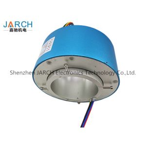 Lead free100mm through bore electrical slip ring / miniature slip ring Max speed