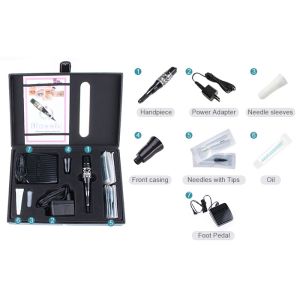 China Masaic Stainless Steel Semi Permanent Makeup Machine Sets Rechargeable on sale
