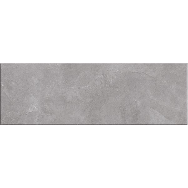 Grey Glossy Rectangular Ceramic Wall Tile For Bathroom / Livingroom