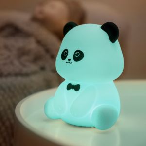 Gentleman Panda Night Light Kneading And Relieving Stress Office Ornament