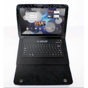 Quality blutooth ABS xoom keyboard case with power management software for sale