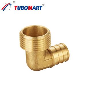 High Pressure Pex Crimp Fittings 200 Psi Brass Crimp Fittings