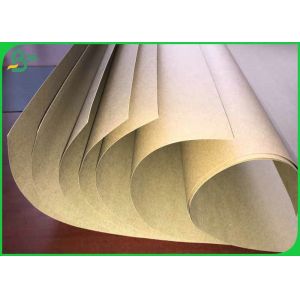 China 300gsm 350gsm 70  * 100cm Hard Stiffness Brown Kraft Board For Packages on sale
