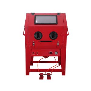 AA4C 1000L Industrial sandblasting cabinet rust removing sandblaster heavy duty