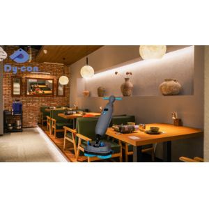 Restaurant Floor Scrubber Quiet Powerful Space Saving