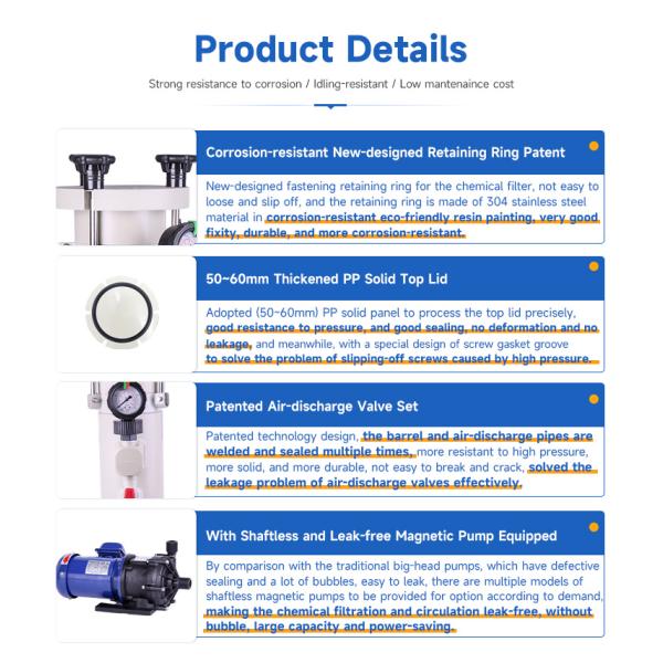 20 Inch Stainless Steel Bag Filter Housing Polypropylene Water Treatment