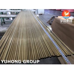 DIN17660 CuZn20Al2 F39, UNS C68700 Seamless Aluminums Brass Tube For Heat