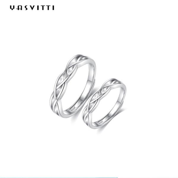 Buy 0.07oz 0.14cm Sterling Silver Jewelry Rings SGS Platinum Plated Sterling Silver at wholesale prices