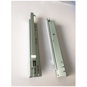 Sgs Test Concealed Undermount Soft Close Drawer Slides Telescopic Galvanized