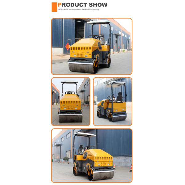 28.5 kw YL1100 2.5 Ton Construction Machinery Road Roller with Water Sprinkling Model