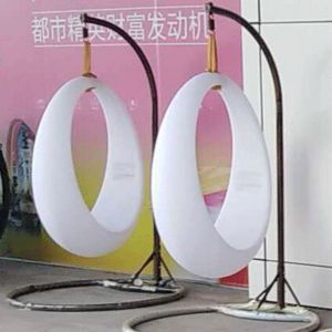 Amusement Facility Glow Led Swings With Hanging Frame