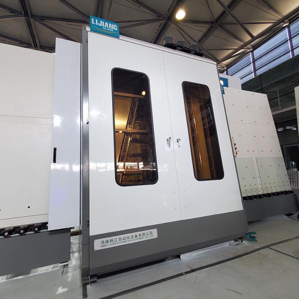 Buy PLC Control Vertical Flat Glass Washing Machine 10m/Min at wholesale prices