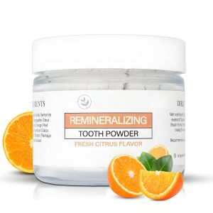 Citrus Hydroxyapatite Remineralizing Tooth Powder Fluoride Free for Kids And