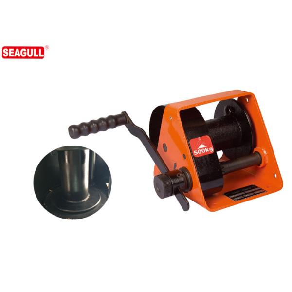 Buy HWG Type 500kg Hand Lifting Winch With Two Way Ratchet , Worm Gear Hand Winch at wholesale prices
