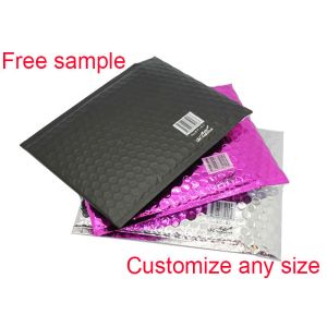 Moisture Resistant Metallic Bubble Mailers Envelopes Gloss With 2 - Sealing