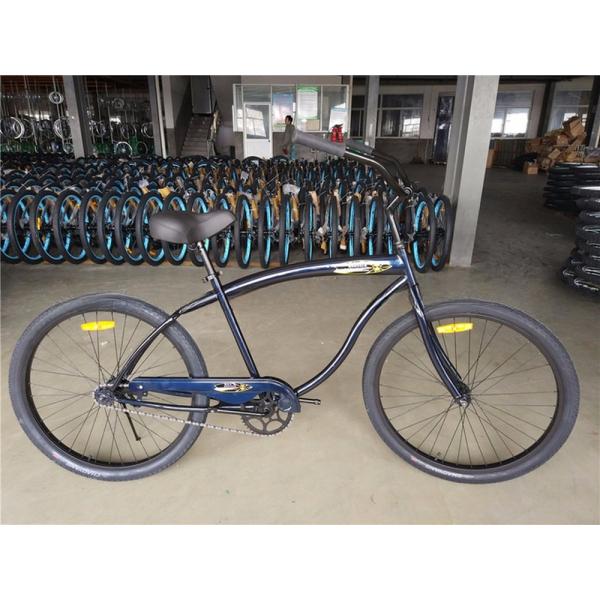 26*2.125 Tire Vintage Style Adult 26 inch Single Speed Retro Chrome Beach Cruiser Bike Bicycle