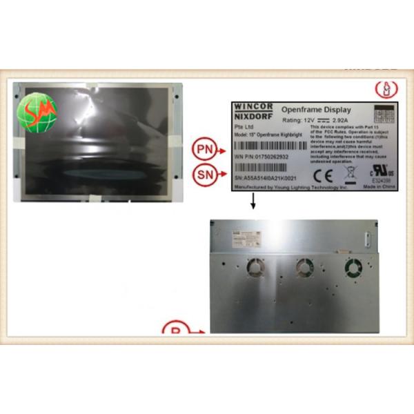 Monitor 15 Inch Display Wincor Atm Parts 1750262932 For Procash 280 285