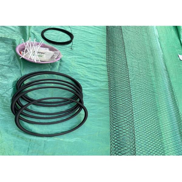 Tube Shape Wire Rope Mesh Diameter 500mm Length 25m