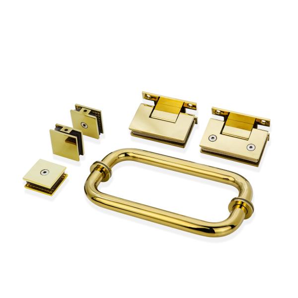 Long Life Square 90 Degree Stainless Steel Polishing Soft Close Shower Screen Glass Pivot Door Hinges