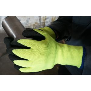 Winter EN511 Anti Cold 7 Gauge Black Latex Gloves