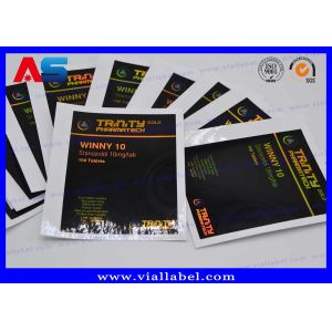 PVC Pharmaceutical Sticker Label For 15ml Peptide Bottle self adhesive labels