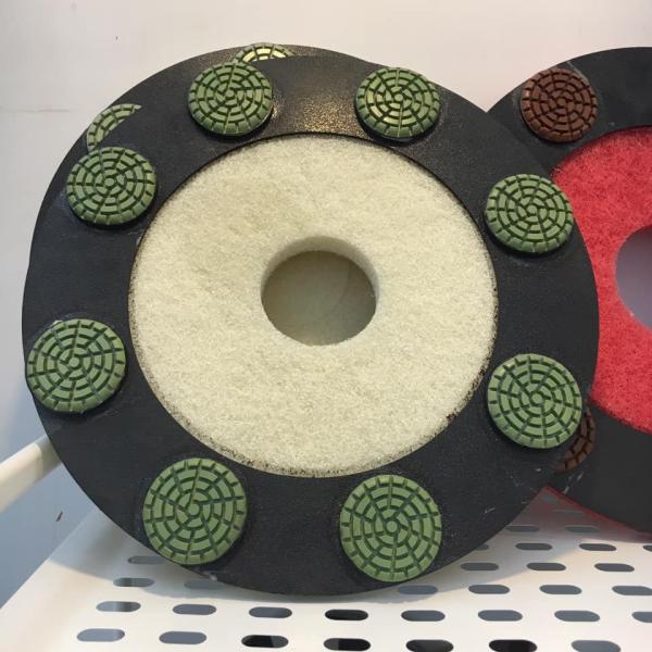 10 Inch Resin and Fiber Pads Combo Burnishing Pads for Multi-surface concrete Terrazzo Marble
