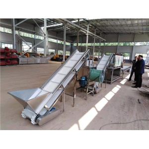 garlic peeling line, big capacity garlic peeling machine, garlic peeler