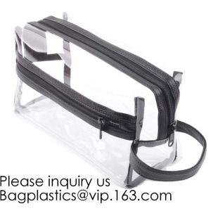 Eco Friendly Travel Beauty Classic Design Frosted Pvc Eva Packaging Bag With