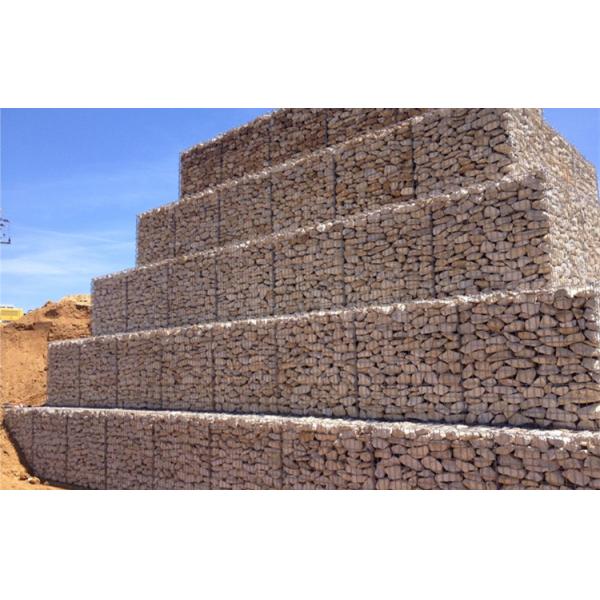 Hot Dipped Welded Gabion Stone Cages Gabion Retaining Wall For Garden Fence
